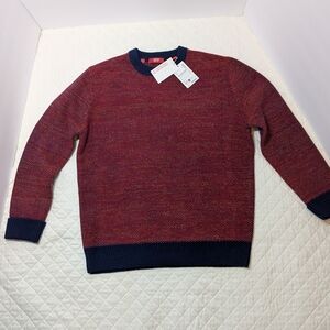 Esprit Maroon and Navy Men's Sweater